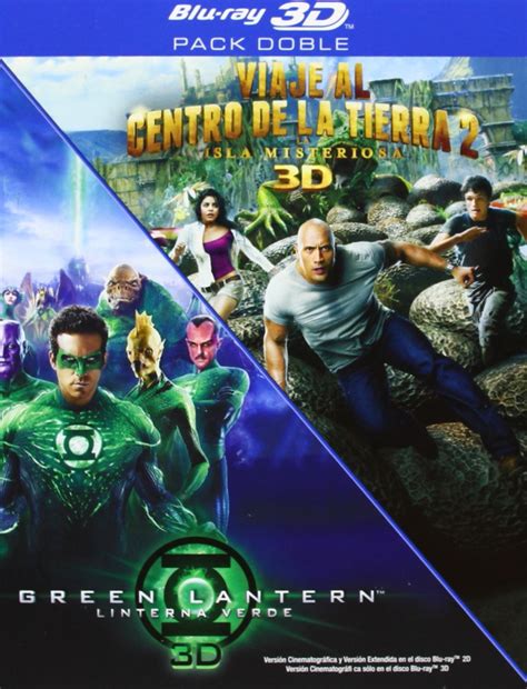 Viaje Al Centro De La Tierra 2 Green Lantern [blu Ray] Amazon Es