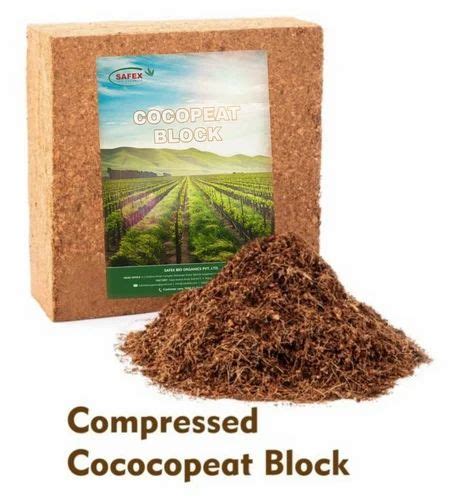 Brown Coco Peat Block Packaging Size Kg At Rs Piece In Anand