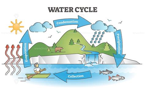 Water Cycle System Diagram