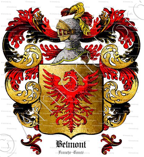 Belmont Armoiries Blason Etymologie Et Origine Nom De Famille