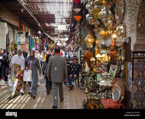 Morocco Upper Atlas Marrakech Imperial City The Medina Listed World