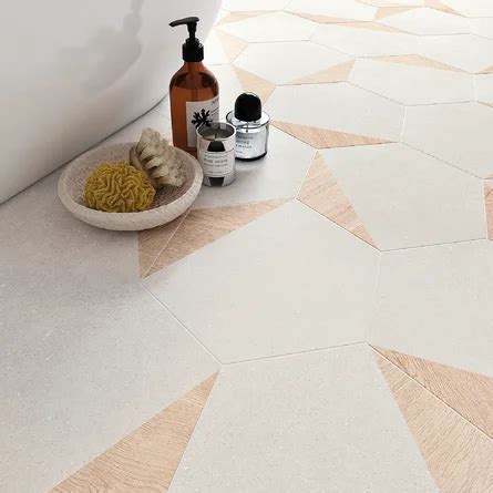 Ivy Hill Tile Klyda 12 6 In X 14 5 In Matte Hexagon Porcelain Floor