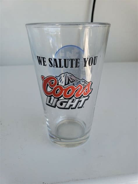 Coors Light Beer Glass Ebay