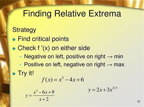 Ppt Relative Extrema Powerpoint Presentation Free Download Id500579