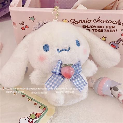 Kawaii Sanrio Mymelody Kuromi Cinnamoroll Pluszowa Lalka Breloczek