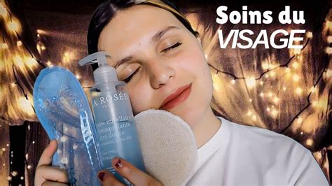 Asmr FranÇais⎪je Te Fais Un Soin Du Visage 💆🏻‍♀️ Pinceau Bouchon Tk