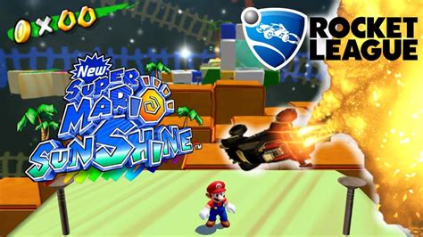 Some One Made A Super Mario Sunshine Level In Rocket League YouTube