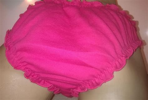 Cute Sissy Ruffle Low Rise Bikini Panties Frilly Knickers Large Uk 14