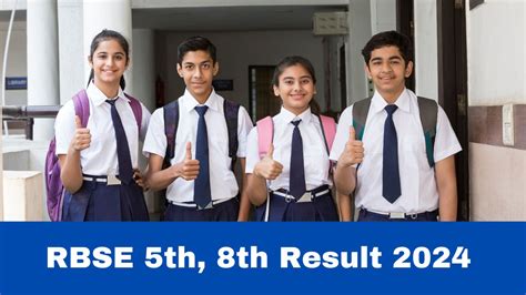 Rbse 5th 8th Result 2024 Date And Time Out Rajasthan Board Class 5 8