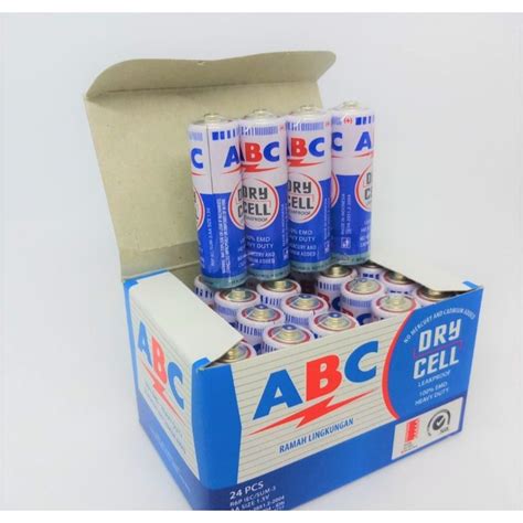 Jual Baterai Battery Abc Biru Dry Cell Aa A Battery Isi Pcs V