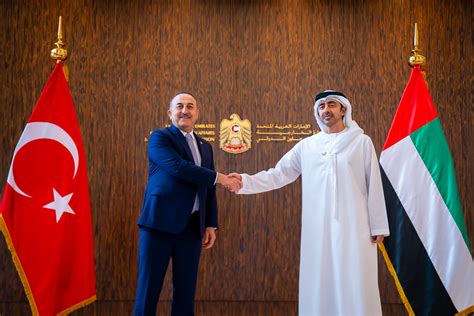 H H Sheikh Abdullah Bin Zayed Receives Turkish Fm