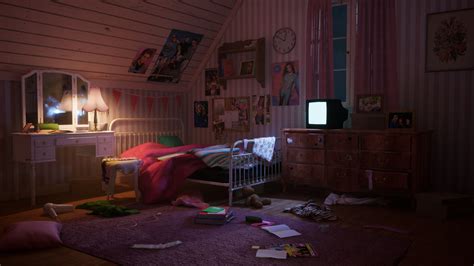 ArtStation - Work in Progress - Teen Bedroom