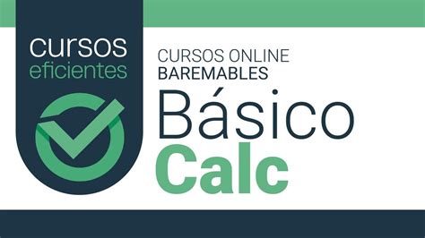 Curso Online B Sico De Calc Libreoffice Baremable Para Oposiciones