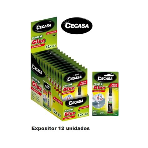 CEGASA ADHESIVO CIANOACRILATO 3 GR POWER GLUE