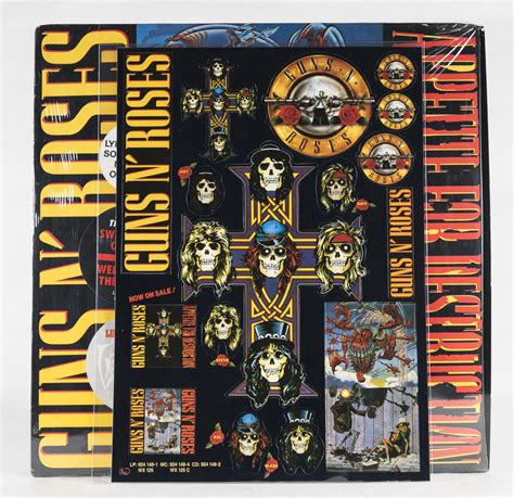 Guns N Roses Appetite For Destruction Geffen Records Europe Lp