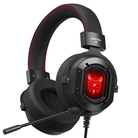 ONIKUMA K3 Gaming Headphone RGB Light Noise Canceling Wired Headset For