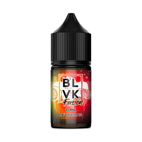 Líquido para Vape Salt BLVK Fusion Kiwi Pom Berry Ice 50mg Paradise Vape