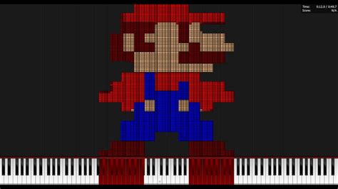 White Midi Super Mario Bros Starman Theme Youtube