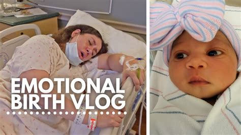 Labor And Delivery Vlog Live Birth Induction No Epidural Sandra B