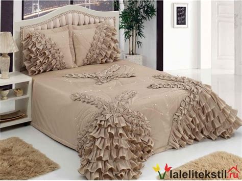 Покрывало с рюшами | Роскошная кровать, Красивые спальни, Декор спальни