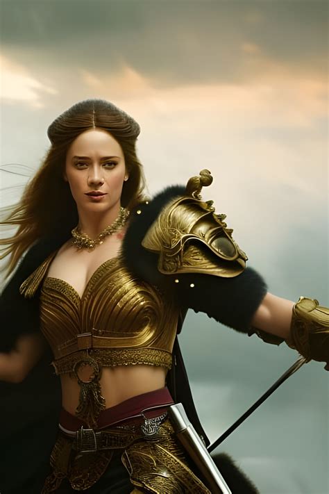 18 Yo Emily Blunt Does Boudicca Ai Generated Artwork Nightcafe Creator