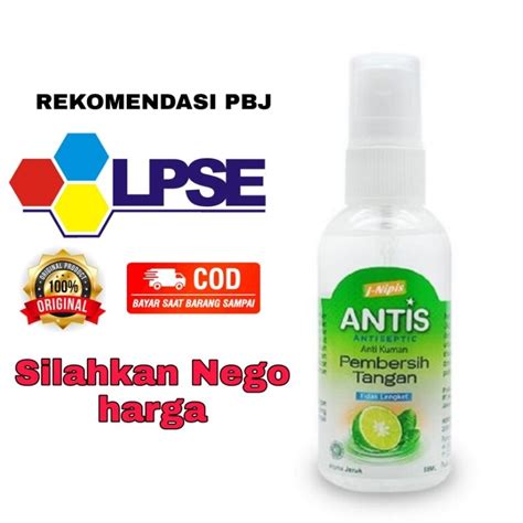 Jual Hand Sanitizer Antis Spray 55 Ml Aroma Jeruk Nipis Shopee Indonesia