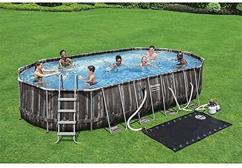 Bestway Platinum Series Power Steel 20 X 12 X 48 Oval Pool Set