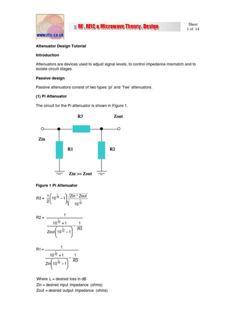 Attenuator | PDF | Electronics | Electronic Engineering