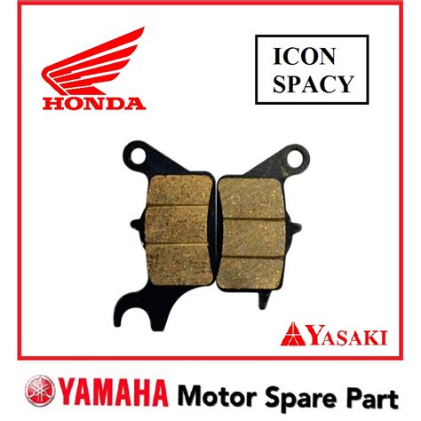 YASAKI ICON SPACY CLICK FRONT DISC BRAKE PAD YASAKI SPACY ICON