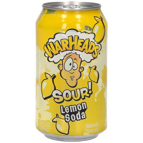 Warheads Sour Lemon Soda Usa 355ml