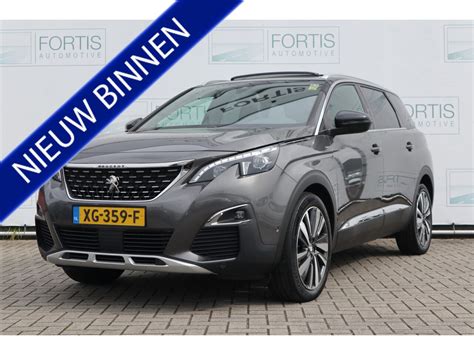 Peugeot 5008 12 Puretech Blue Lease Gt Line Half Leder Pano 7 Pers Carplay 2019 Benzine