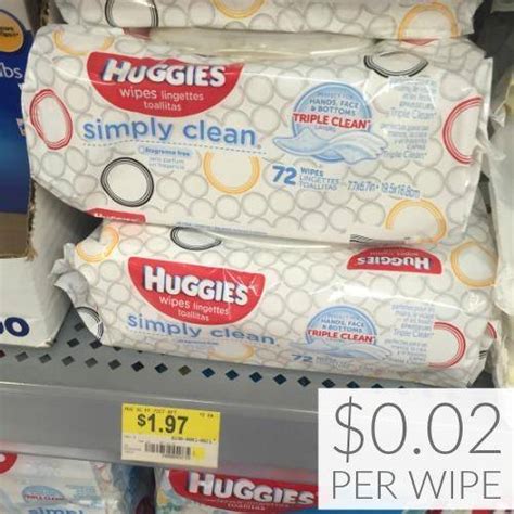 Huggies Wipes Coupons 002 Per Wipe At Walmart