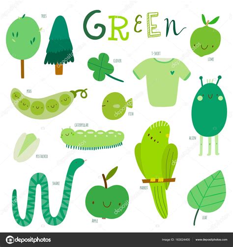 Different green design elements Stock Vector Image by ©iliveinoctober ...