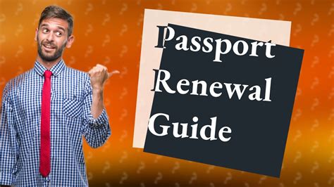 How Do I Renew My Passport YouTube