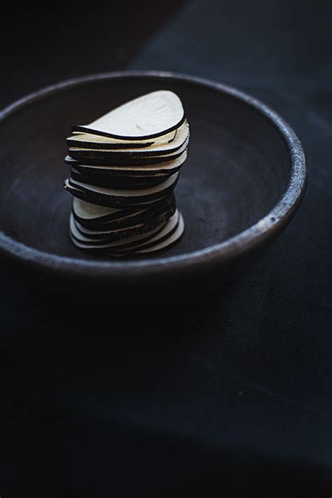 Black radish salad on Behance