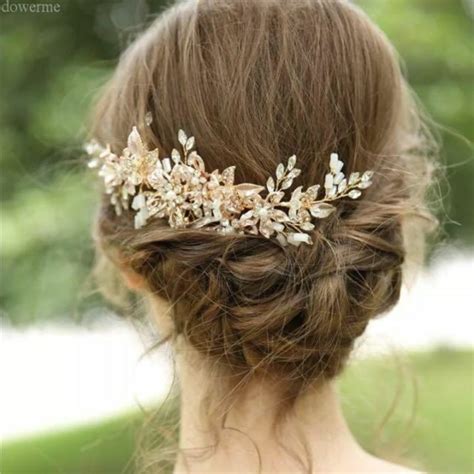 ヘッドドレス 小枝 ピンクゴールド ウェディングヘアアクセサリー 結婚式の通販 By Webマーケs Shop｜ラクマ