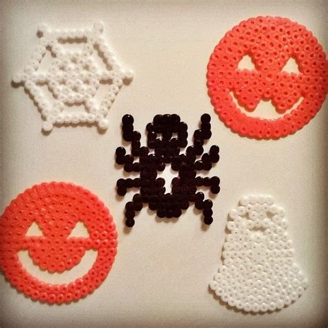 Halloween Perler Beads By Christinabondedk Halloween Beads Perler Beads Designs Hama Beads