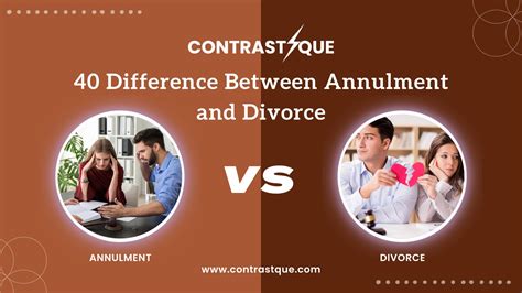 Difference Between Annulment And Divorce