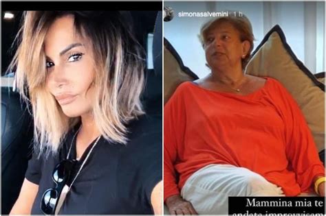 Lutto per l ex concorrente del GF Simona Salvemini è morta la madre