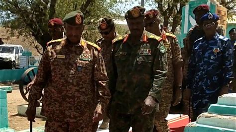 Sudan Army Chief Burhan Visits Hospital In Gedaref On First Day Of Eid