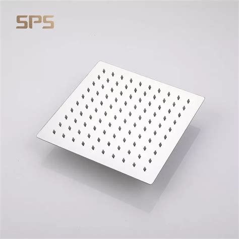 American Style Wall Mounted Thermostatic Rain Shower Head Hot Cold Water Mixer Tap Shower