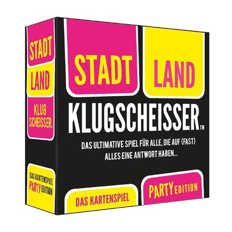 Stadt Land Klugscheisser Kartenspiel Kaufen Spielwaren Thalia