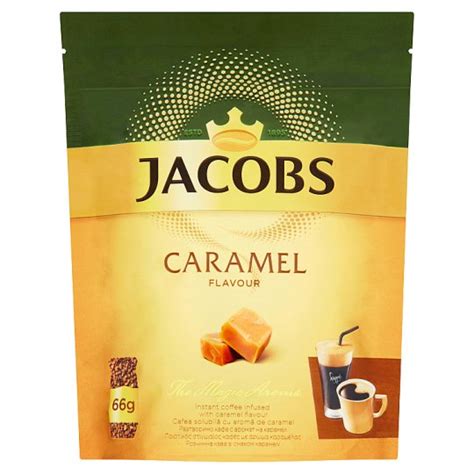 Jacobs Caramel rozpustná aromatizovaná káva 66g - Tesco Potraviny