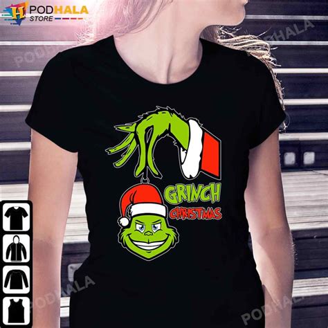 Grinch Christmas Tree Ornaments Grinch Christmas Shirt - Podhalastore