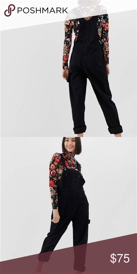 Asos Monki Denim Dungaree Overalls