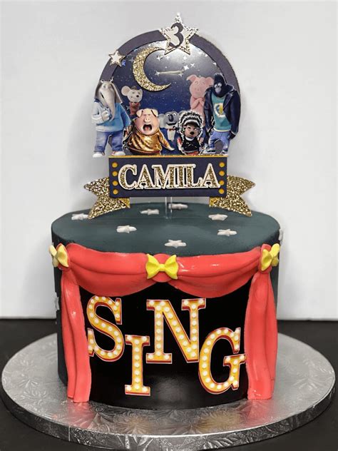 Sing Movie Birthday Cake Ideas Images Pictures