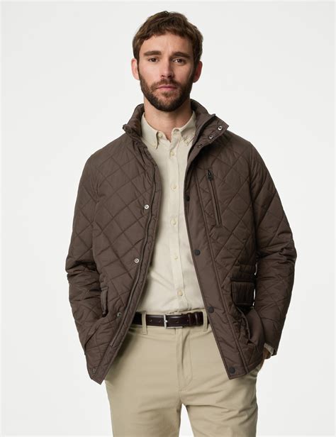 Quilted Utility Jacket With Stormwear™ Mands Collection Mands