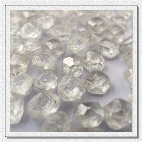 Hpht Lab Created Rough Uncut Diamond Gemstones China Synthetic