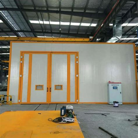 Sandblasting Sanding Booth Made Of Shipping Container Sandblast Wheel ...