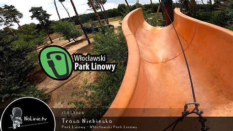 Park Linowy W Oc Awski Park Linowy Trasa Niebieska